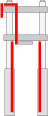 Brake Hose, 4 Line Set Up
