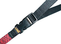 Buckles allow you to adjust the length of the Lynx strap, rather than carry umpteen bungee cords around