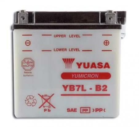 Yuasa Battery on Battery Yuasa Yb7l B2  Sold Dry Without Acid