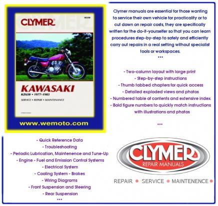 Kawasaki Z 650 F2 80-81 Manual Clymer