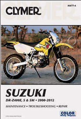 Suzuki DR-Z 400 SM K9 09 Керівництво з ремонту Clymer