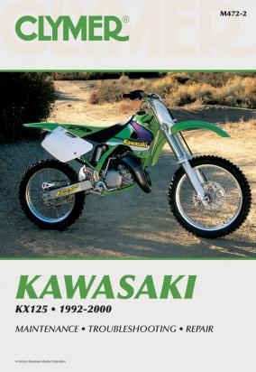 Kawasaki KX 125 K1 94 Керівництво з ремонту Clymer