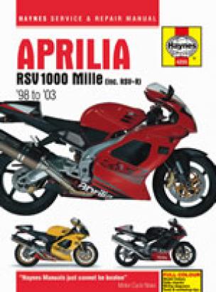 Aprilia RSV 1000 Mille R 01-02 Manual Haynes