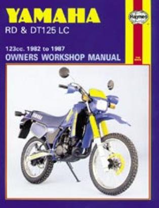 Yamaha DT 125 LC1 Type 10V/12W 82 Керівництво з ремонту Haynes