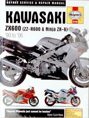Kawasaki ZZR 600 (ZX 600 E11) 03 Керівництво з ремонту Haynes
