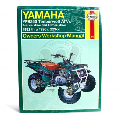 Yamaha YFB 250 FWF Timberwolf 94 Керівництво з ремонту Haynes