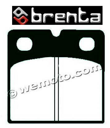 Horex HRD 600 85 Задні колодки Brenta Standard — тип GG