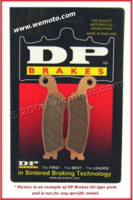 Honda CB 1000 FP/FR/FS/FT 93-96 Pads Rear DP Sintered (GG Type)