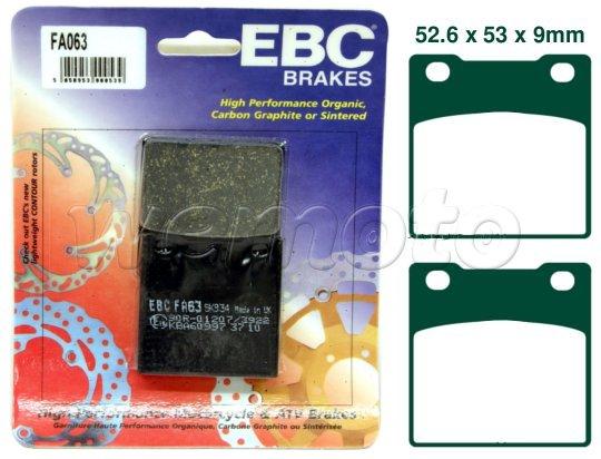 Suzuki GSF 600 SX Bandit 99 Pads Rear EBC Standard (GG Type) 