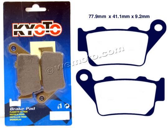 Yamaha TT 600 R 98 Pads Rear Kyoto Standard (GG Type)