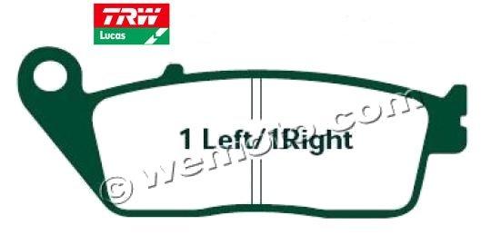 Honda VT 250 FL Spada (MC20) 88-90 Pads Front Lucas TRW Sintered SV (HH Type)