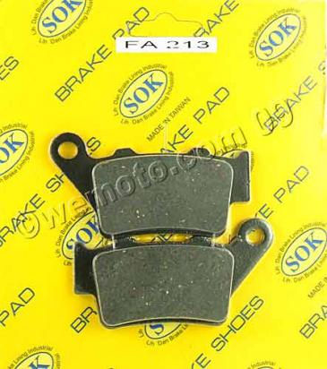 Yamaha TT 600 R 98 Pads Rear Pattern Standard (GG Type)
