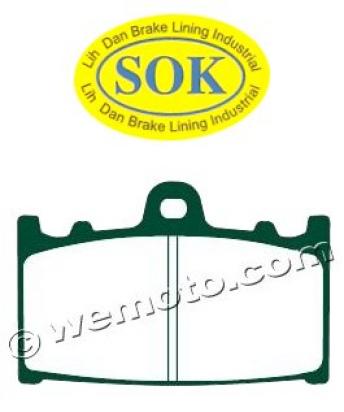 Kawasaki ZZR 600 (ZX 600 E3) 95 Pads Front Pattern Standard (GG Type)