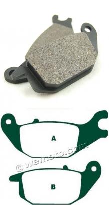 Honda XL 125 V6 Varadero 06 Pads Rear Pattern Standard (GG Type)