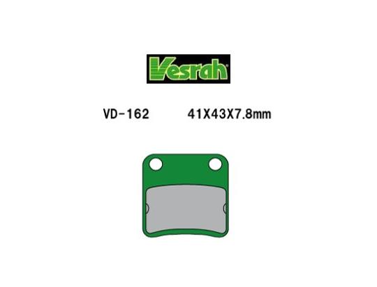 Daelim S1 125 12 Remblokken Achter Vesrah Green (GG type)