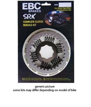 SRK082 KIT DISCHI FRIZIONE+MOLLE EBC Suzuki DL V-Strom 650 04-10 ANCHE VERS.ABS 