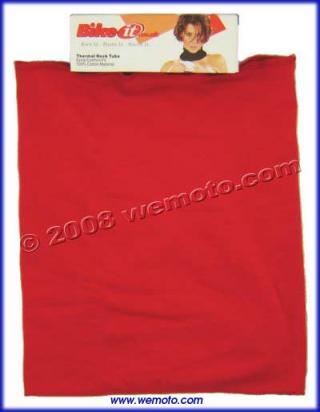 Breeze Blocker Thermal Neck Tube 100% Cotton Red