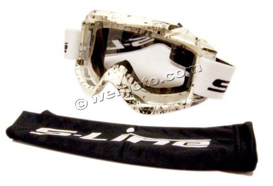 Goggles S-Line Off Road White/Black