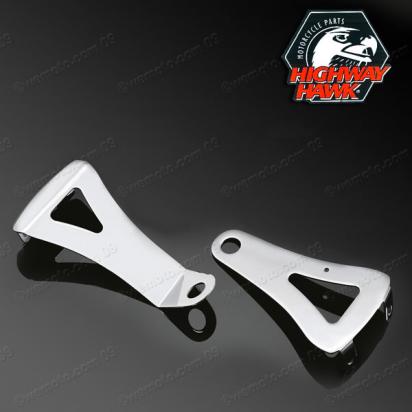 Bracket Chrome for Side Mounted License Plate Universal