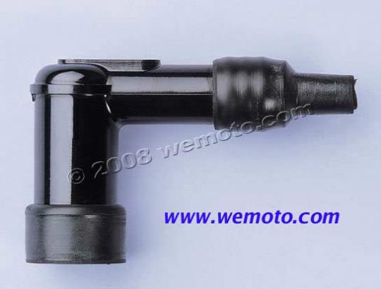 Honda CB 50 J 75-82 Spark Plug Cap NGK 90 degree Black