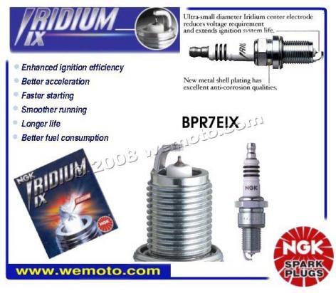 Moto Morini Kanguro (350cc) 87 Spark Plug NGK Iridium