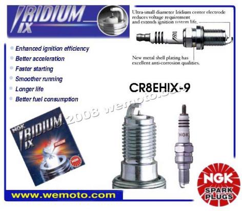 Honda VT 250 FL Spada (MC20) 88-90 Spark Plug NGK Iridium 