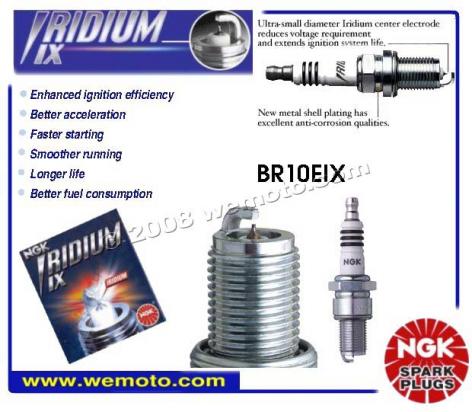 Kawasaki KX 65 AAF 10 Spark Plug NGK Iridium 