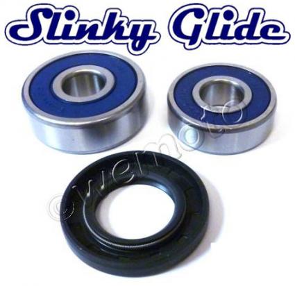 BMW R 1100 S  (ABS/5inch rear rim) 02 Front Wheel Bearing Kit with Dust Seals By Slinky Glide
