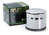 HiFlo Motorcycle Oil Filter, Chrome