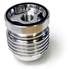 Simota Reusable Motorcycle Oil Filter, Chrome