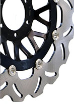 example of a floating wavy motorcycle brake disc