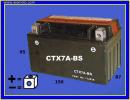 Chinese Motorcycle Sukida SK125GY-A Crosser 06-10 Battery Pattern