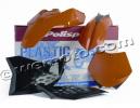 KTM EXC/EGS 200 (Upside down forks) 03 Body Kit Polisport - Complete - Orange