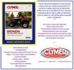 Honda TRX 350 00-02 Manuel Clymer - Attention!  Langue - Anglais