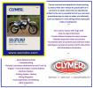 Suzuki DR 350 SL/SM/SN 91-92 Manuel Clymer - Attention!  Langue - Anglais