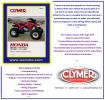 Honda TRX 300 EX Y/1/2/3/4/5/6/7/8 00-08 Manual Clymer
