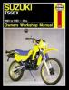 Suzuki TS 50 XKE/XKG/XKH/XKJ/XKM 84-93 Manuel Haynes - Attention!  Langue - Anglais