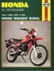 Honda XL 250 SZ 79 Handleiding Haynes