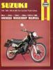 Suzuki TS 185 ERT/ERX 80-84 Manuel Haynes - Attention!  Langue - Anglais