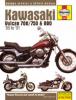 Kawasaki VN 750 A1 85 Manuel Haynes - Attention!  Langue - Anglais