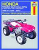 Honda TRX 300 FWJ/K/L/T/V/W/X/Y (4WD) 88-00 Manual Haynes