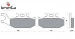 CAN AM Outlander Max 500 (STD 4x4) 07 Brake Pads Front Right Brenta Standard (GG Type)
