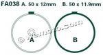 Suzuki GS 550 N/EN 78-79 Plaquettes de Frein Avant EBC Standard (Type GG)
