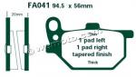Yamaha XS 250 SE/SF/SH/SK 79-85 Pads Front EBC Standard (GG Type)