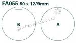 Suzuki GT 125 A/B 78-79 Plaquettes de Frein Avant EBC Standard (Type GG)