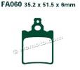 Gilera NGR 250 85 Pads Front EBC Standard (GG Type)