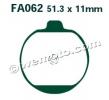 Kawasaki Z 1300 A4-A5 82-83 Plaquettes de Frein Avant EBC Standard (Type GG)