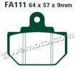 Honda FL 400 R RK/RL Pilot 89-93 Pads Rear EBC Standard (GG Type) 