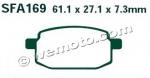 FYM/X-Sport X-Sport Typhoon 125 Quad 06-07 Pads Front EBC Standard (GG Type)