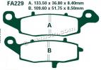 Suzuki GSX 750 F X/Y 99-00 Plaquettes de Frein Avant Gauche EBC Métal Fritté (Type HH)